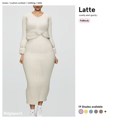 Sims 4 Ridgeport Cc, The Sims 4 Cc Elder Clothes, Sims 4 Cc Elder Clothes Patreon, The Sims 4 Elder Cc, Latte Outfit, Elderly Clothes, Clothes Cc, Die Sims 4, Sims 4 Mm Cc