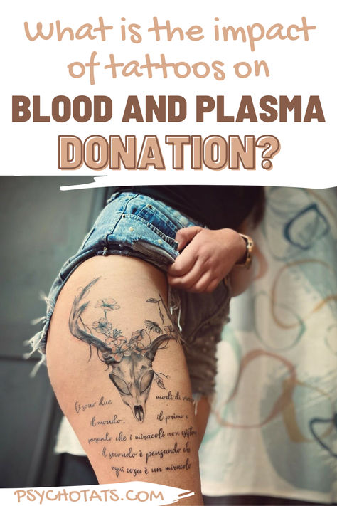 Tattoos Affect Blood And Plasma Donation Plasma Donation, Tattoo Guide, Donate Blood, Blood Donation, Get A Tattoo, Saving Lives, Tatting, Tattoos