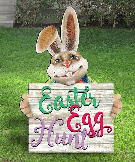 Must haves for an awesomely Easter.#easterdecor#eastereggs#easterdecorations#commissionlink  #MyShopStyle Easter Inflatables, Egg Hunt Sign, Bunny Wall Decor, Lawn Art, Art Ancien, Easter Signs, Easter Decorations Outdoor, Easter Bunny Rabbit, Outdoor Holidays