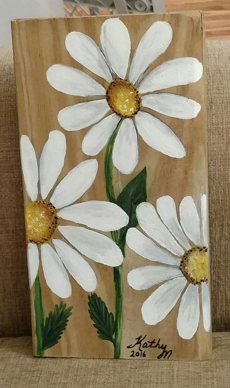 Pallet Board Paintings, Talenan Art Painting, Fence Art Painting, Talenan Art, Painted Flowers On Wood, Acrylic Painting Ideas, Sunflower Wall Art, Acrylic Painting Flowers, Fence Art