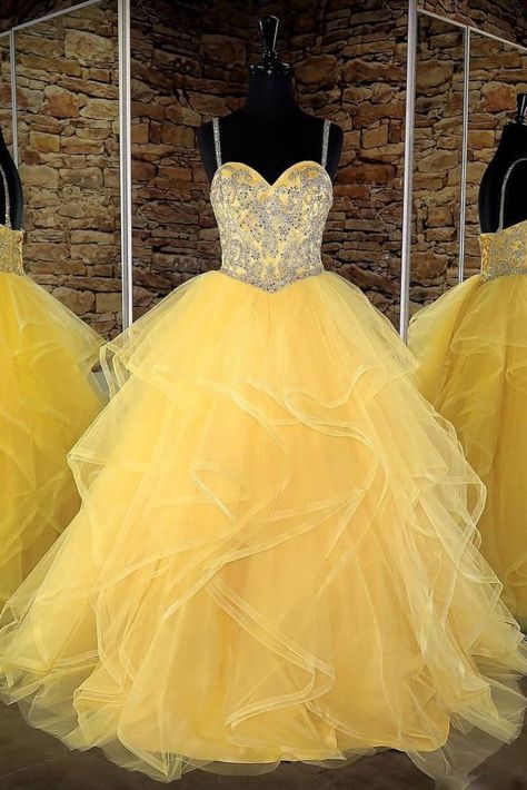 Yellow Evening Dress, Prom Dress Yellow, Gown Sleeves, Gown Yellow, Yellow Evening Dresses, Yellow Prom, School Dance Dresses, Yellow Dresses, Prom Dresses Yellow