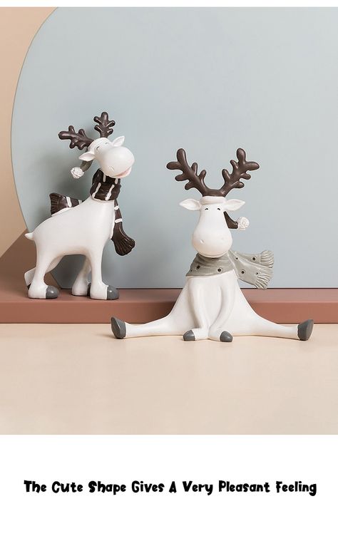 Ceramic Reindeer Pottery, Christmas Raindeer, Paper Mache Art Sculpture, Deer Ceramic, Diy Crafts To Do At Home, Reindeer Sculpture, Design My Room, Ceramic Christmas Decorations, Florida Christmas