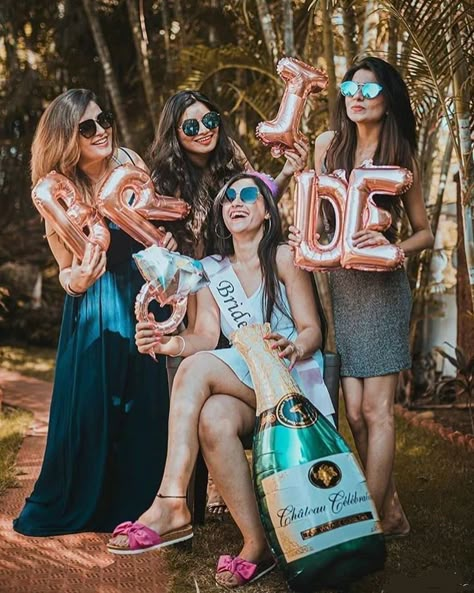 Fun Activity For Bridal Shower Party Bridal Shower On A Budget, Wedding Photography Poses Bridal Party, Bridal Shower Photography, Bachelorette Party Photo, Bachelorette Party Destinations, Bachelorette Destinations, Bridesmaid Photoshoot, Sisters Photoshoot Poses, Wedding Dance Video