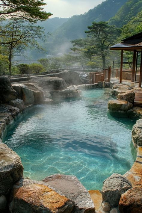 Relax in Japan's Hot Springs During Winter♨️ Winter is the perfect time to visit Japan's hot springs (onsen). Enjoy a relaxing soak surrounded by snowy landscapes in places like Hakone and Nagano. 🌿❄️ #HotSprings #WinterTravel #Japan #Onsen Japan Onsen, Hakone Japan, Onsen Bath, Onsen Japan, Japanese Onsen, Japanese Hot Springs, Japan Winter, Spring In Japan, Hakone