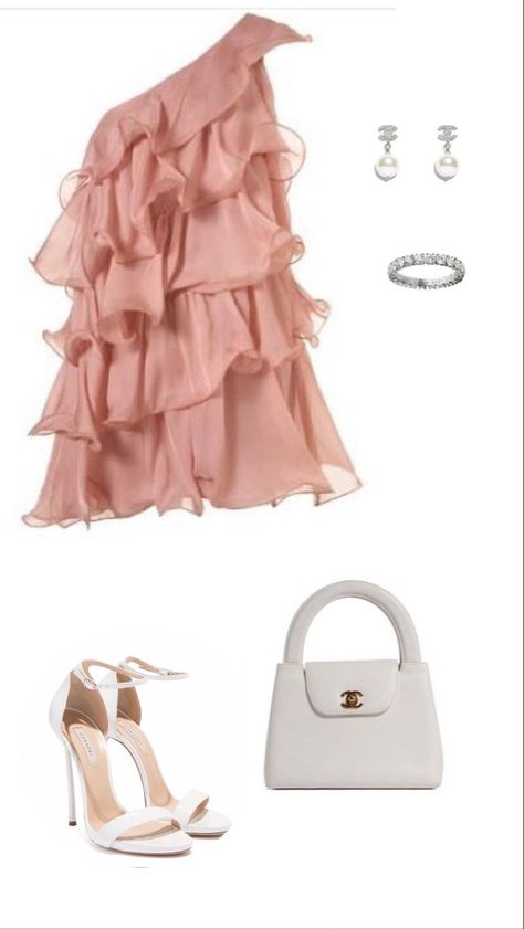 Feminine Spring Chiffon Prom Dress, Feminine Spring Chiffon Dress For Prom, Feminine Summer Chiffon Dress For Prom, Sleeveless Chiffon Party Dress With Ruffles, Feminine Sleeveless Chiffon Dress With Ruffles, Sleeveless Chiffon Dress With Ruffles For Party, Pink Ruffled Chiffon Prom Dress, Pink Sleeveless Chiffon Dress For Prom, Chic Sleeveless Chiffon Prom Dress