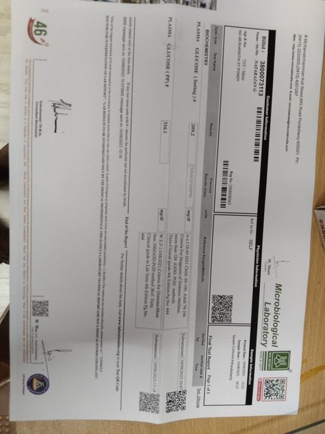 Blood Test Results, Final Test, Answer Sheet, Test Results, Blood Test, Biochemistry, Microbiology, Blood Sugar, The Unit