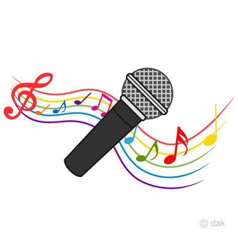 Microphone Clipart, Microphone Images, Wave Clipart, Guitar Clipart, Music Tones, Music Clipart, Rainbow Music, Colorful Notes, Guitar Notes