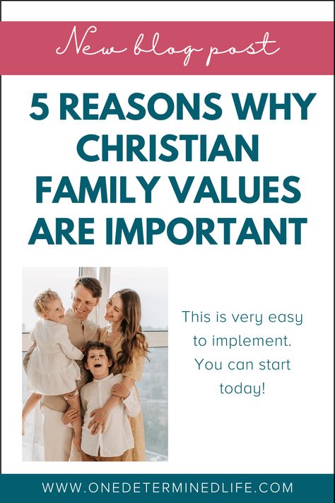 In a world that is constantly changing, it’s important to create and hold on to strong family values. Christian family values are rooted in the teachings of the Bible and provide a foundation for building healthy relationships, nurturing spiritual growth, and guiding moral decision-making. Continue reading as I share 5 reasons why Christian Family Values […] The post 5 reasons why Christian Family Values are important appeared first on One Determined Life. Christian Family Rules, Building Healthy Relationships, Powerful Christian Quotes, Year Bible Reading Plan, Christian Family, Youversion Bible, Family Units, Strong Family, Instagram Family