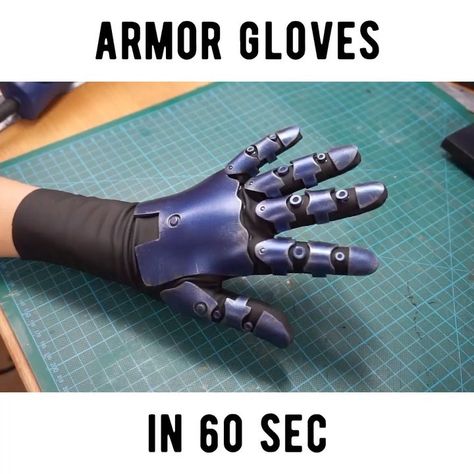 16.2k Likes, 169 Comments - Svetlana Quindt (@kamuicosplay) on Instagram: “How to make stretchy armor gloves!  Enjoy! Foam by @cosplayshop.be . Thanks @bakkacosplay for the…” Armor Gloves, Armadura Cosplay, Mandalorian Cosplay, Foam Armor, Silicone Gloves, Mandalorian Armor, Instruções Origami, Cosplay Armor, Prop Making