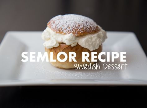 Semlor Recipe (Swedish Dessert) Visit Sweden, Almond Paste, Whipping Cream, Hamburger Bun, Whipped Cream, Delicious Desserts, Sweden, Almond, Dessert