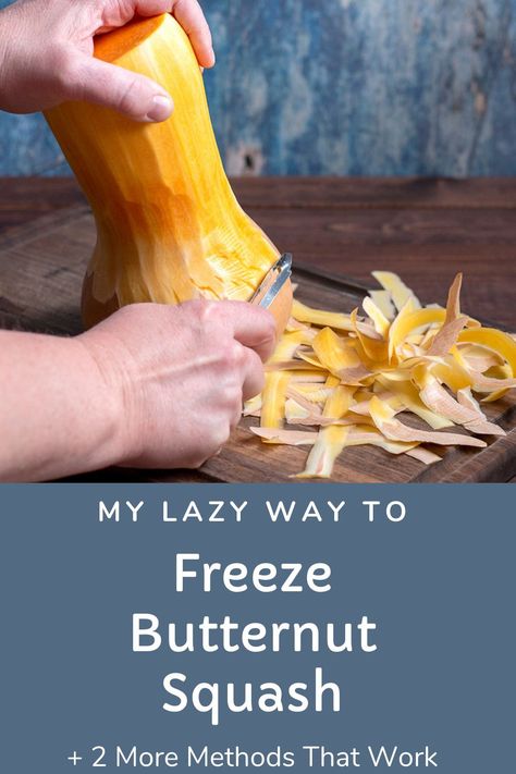 Can You Freeze Butternut Squash, Freezing Butternut Squash Cubes, Butternut Squash Preserving, How To Preserve Butternut Squash, Preserving Butternut Squash, How To Freeze Butternut Squash, How To Freeze Squash, Freezer Squash, Butternut Squash Puree Recipes