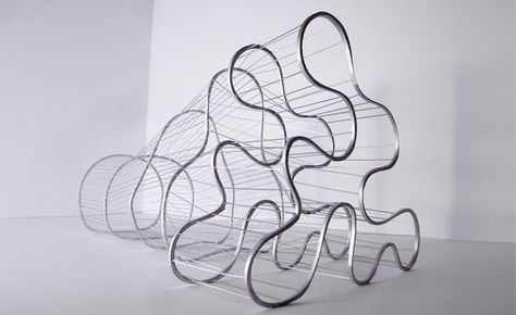 Next generation architectural talent | Architecture | Wallpaper* Magazine Architectural Sculpture Model, Mesh Model Architecture, Abstract Architecture Model Ideas, Wire Architecture Model, Wire Structure Architecture, Abstract Model, Frame Architecture, Wire Structure, Architecture Panel