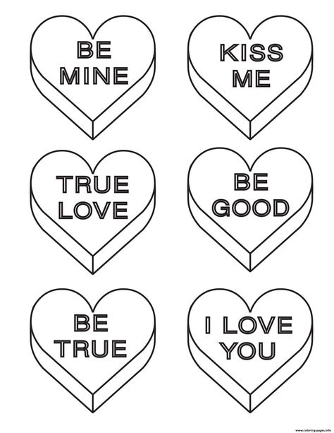 Print valentine conversation hearts coloring pages Hearts Coloring Pages, Valentine Heart Pictures, American Flag Coloring Page, Valentine Template, Valentines Day Coloring Page, Valentine Coloring Pages, Flag Coloring Pages, Heart Coloring Pages, Coloring Pages Inspirational