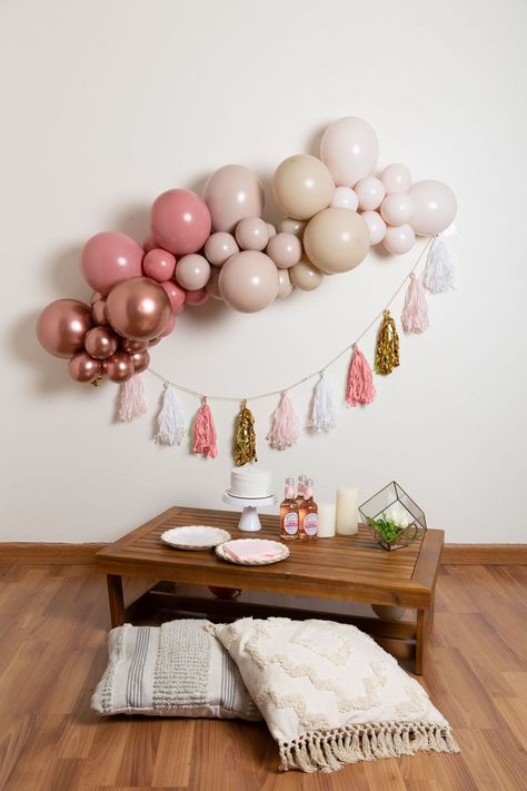 Add extra oohs and ahhs to your party with the gorgeous Sophia balloon garland kit! This richly-colored garland can be hung or draped as a party or event backdrop or accent decor anywhere you choose. All balloons in this kit are double-layered to create the wonderfully subtle, custom colors pictured. Berry Blush, 1 Balloon, Small Balloons, Paper Streamers, Diy Gift Baskets, Event Backdrop, Hand Pump, Cream Roses, Jar Gifts