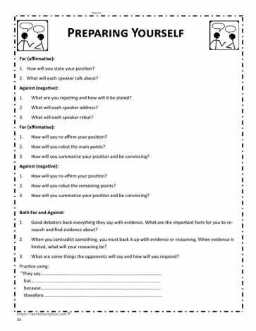 Debate Topics For Kids, Teaching Debate, Debate Club, Debate Topics, Planning Worksheet, Debate Team, Speech And Debate, Middle School History, Free Printable Activities