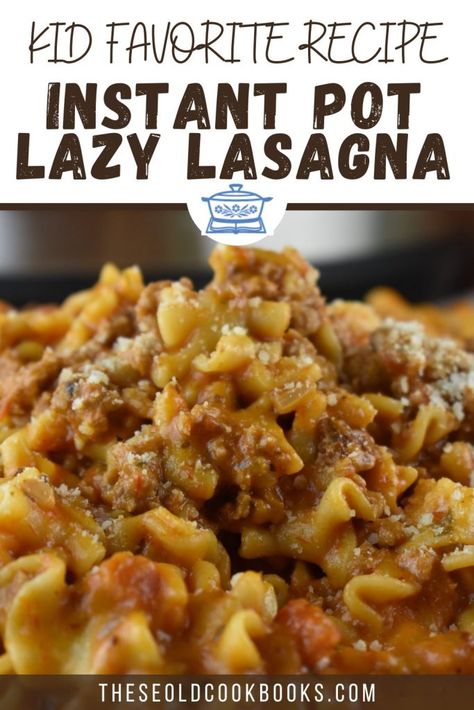 This easy ground beef pasta dish is sure to be a crowd pleaser. This lazy lasagna recipe is a perfect weeknight dinner because it is simple to pull together and can be made in your Instant Pot! Cream Cheese Lasagna, Lazy Lasagna Recipe, Lazy Lasagna, Ground Beef Pasta, Pot Lasagna, Lasagna Pasta, Beef Pasta, Stove Top Recipes, Dinner With Ground Beef