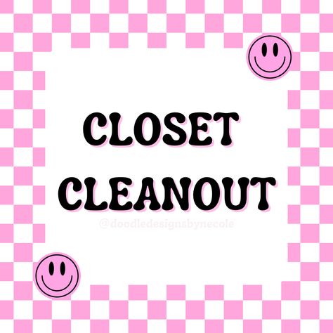 Closet Cleanout Sale Sign, Closet Cleanout Picture, Destash Sale Image, Closet Clean Out Graphic, Closet Sale Image, Closet Clean Out Image, Closet Clean Out Picture Cute, Closet Clean Out Sale Sign, Clean Closet Aesthetic