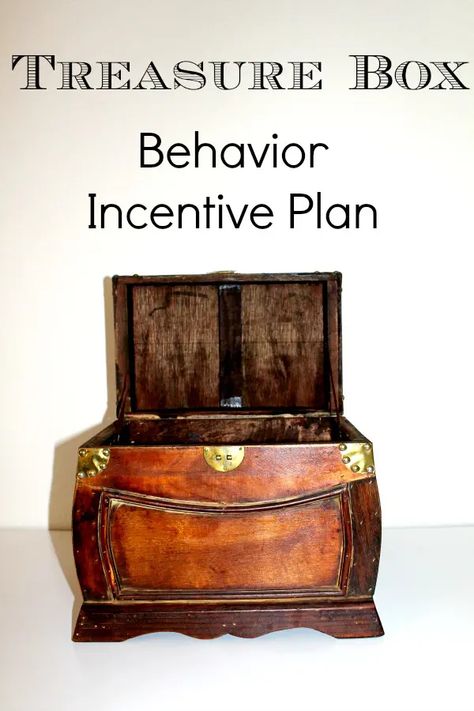 Treasure Box Incentive Behavior Plan for Home - Fantastic Fun & Learning Behavior Incentives, Behavior Plan, Good Behavior, Kids At Home, Box Houses, Positive Behavior, Treasure Box, Strategic Planning, Treasure Boxes