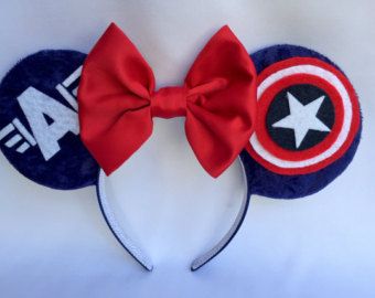 Minnie Mouse Ears Diy, Micky Ears, Disney Ears Hat, Diy Superhero, Disney Eras, Diy Disney Ears, Disneyland Ears, Diy Mickey Ears, Disney Mouse Ears