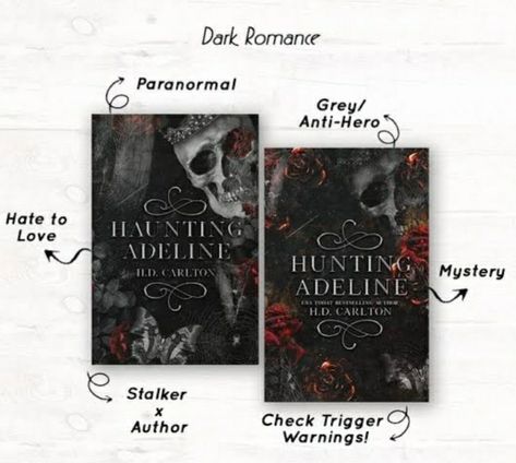 Hunting Adeline Book Cover, Haunting Adeline Mini Book Cover, Haunting Adeline Free Pdf, Hd Carlton Haunting Adeline, Haunting Adeline Pdf, Book Review Journal, Fantasy Romance Books, Top Books To Read, Top Books