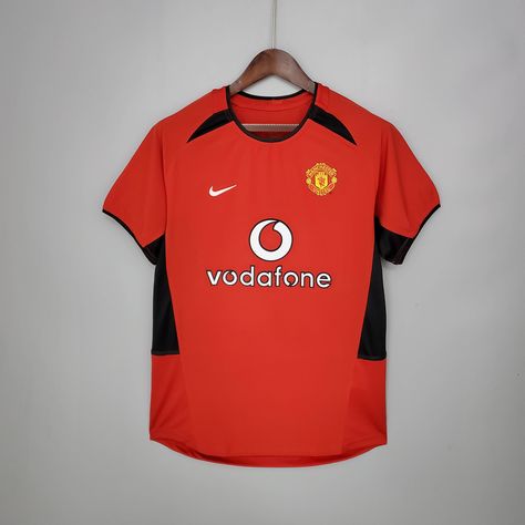 2002/2004 Retro Manchester United Home Football Shirt 1:1 Thai Quality Manchester United Kit, Kaizer Chiefs, Sports Meet, Retro Jersey, Atletico Mg, Retro Football, Nike Football, Leeds United, Newcastle United