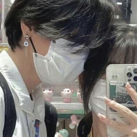 Cute Emo Couples, Bff Pfp Matching Aesthetic, Emo Couples, Black Hair Aesthetic, Best Friend Match, Love You Best Friend, Cute Couple Dp, Best Anime Couples, Avatar Couple