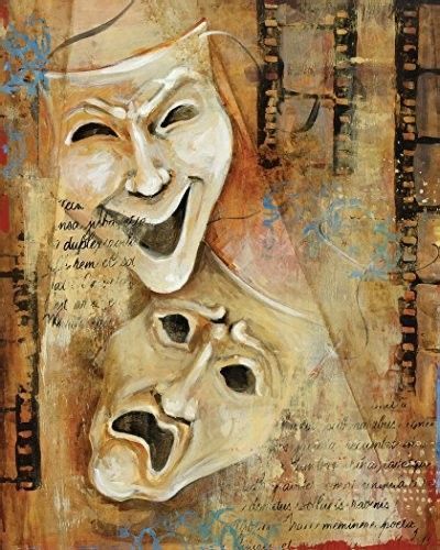 Art Paintings Famous, Famous Art Paintings, Drama Masks, Movie Crafts, Decoupage Printables, Theatre Masks, Paintings Famous, Famous Art, Art Portfolio