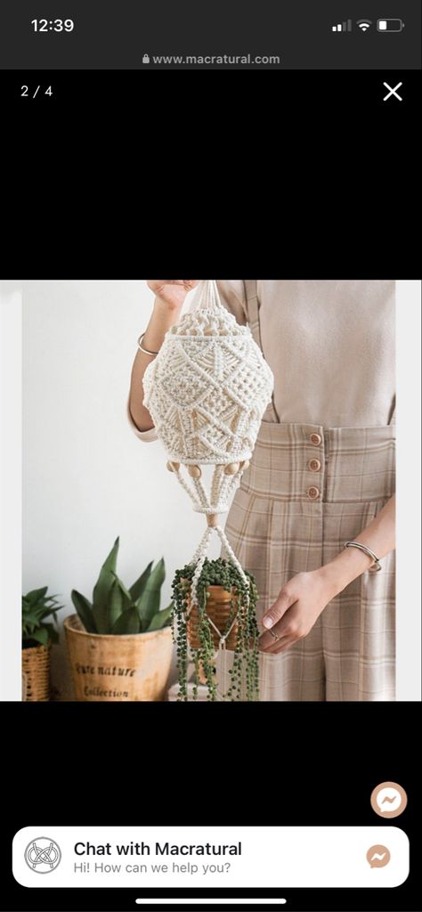 Macrame Hot Air Balloon, Forest Wonderland, Macrame Patterns, Hot Air Balloon, Air Balloon, Hot Air, Macrame Plant Hanger, Plant Hanger, Fun Crafts