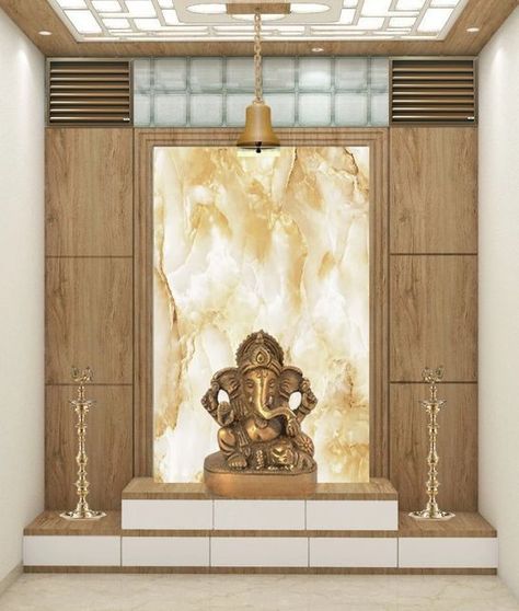 Pooja Design, Pooja Door Design, Indian Room Decor, Mandir Design, Temple Design For Home, Entrance Gates Design, Bedroom Cupboard Designs, Ethnic Home Decor, Pooja Room Door Design