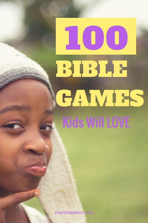 Kids will love playing these active, fun, and meaningful Bible games! Bible Games For Youth, Bible Games For Kids, School Games For Kids, Sunday School Games, Church Games, Sunday School Kids, Bible Study For Kids, Bible Games, Sunday School Activities