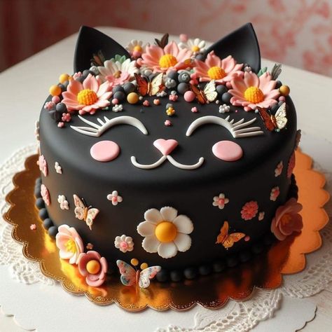 Egg Meals, Mini Torte, Cake Aesthetic, Mom Of Three, Cupcake Cake Designs, Creative Cake Decorating, Animal Cakes, Cat Cake, Crazy Cakes