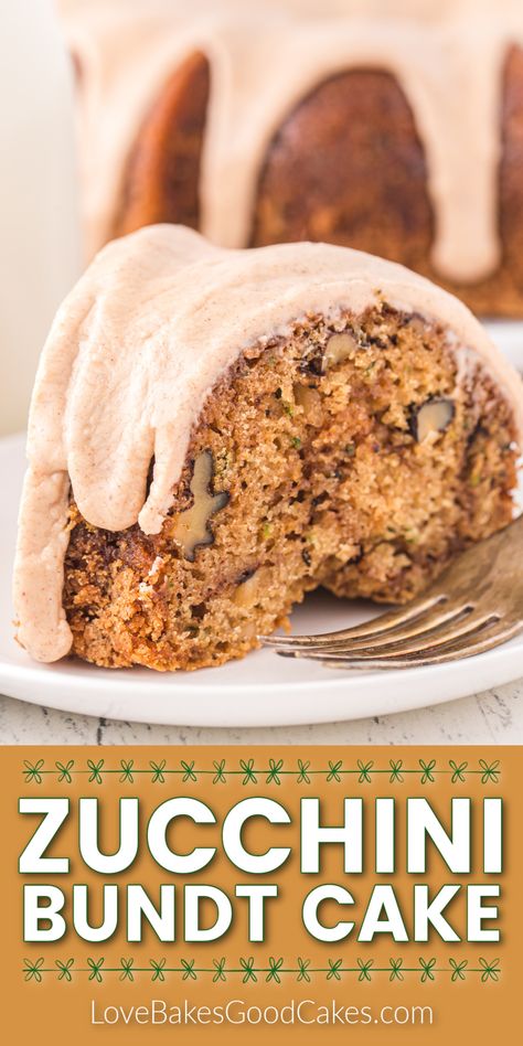 Zucchini Bundt Cake Zucchini Bundt Cake Recipes Desserts, Zucchini Bundt Cake Recipe Easy, Zucchini Pound Cake Recipe, Zucchini Bundt Cake Recipes, Bundt Cake Healthy, Healthy Bundt Cake, Zucchini Spice Cake, Zucchini Baking, Zucchini Bundt Cake