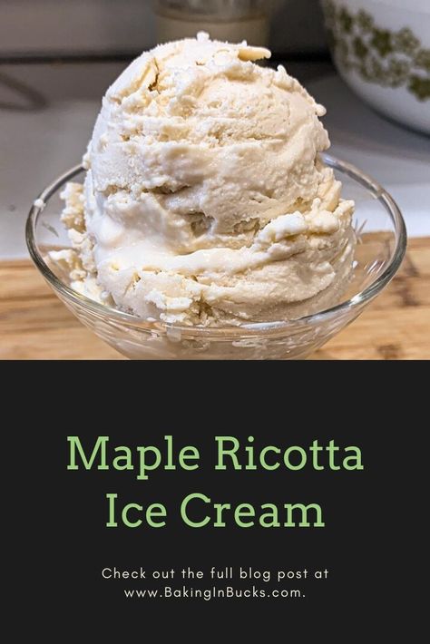 Ricotta Ice Cream Recipe, Ricotta Ice Cream, Homemade Ice Cream Recipes Machine, Pralines And Cream, Blender Ice Cream, Granitas, Ice Cream Recipes Machine, Scream 4, Creami Recipes