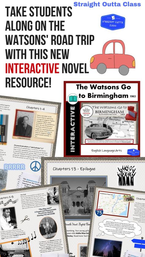 Vocabulary Choice Board, The Watsons Go To Birmingham, Watsons Go To Birmingham, 6th Grade Language Arts, Reading Response Journals, Dystopian Literature, Funny Happy Birthday Meme, Mentor Sentences, One Drive