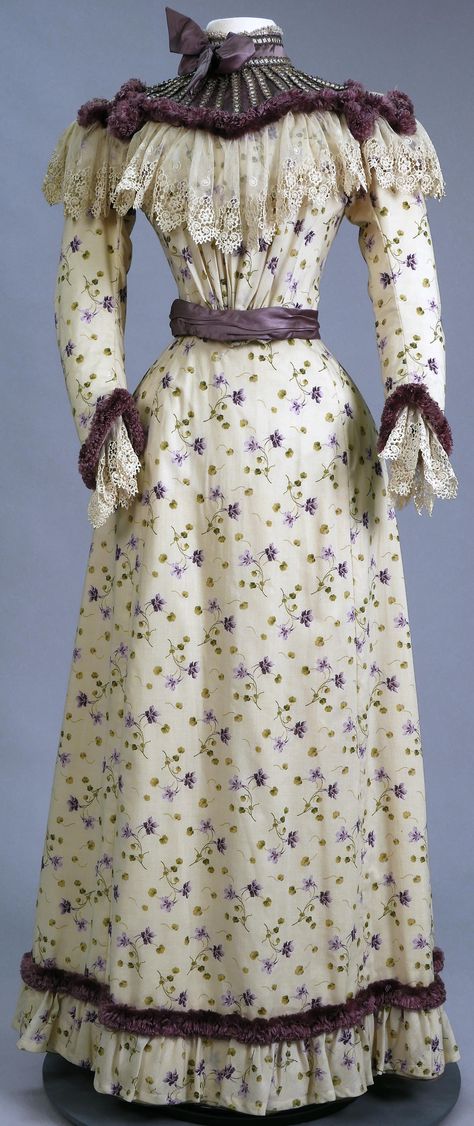 1905 Fashion, 1890 Dress, 1890s Dress, 1890s Fashion, Summer Day Dresses, Court Dresses, Afternoon Dress, 20th Century Fashion, 19th Century Fashion