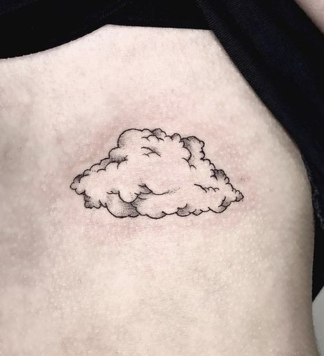 Cloud Art Tattoo, Storm Cloud Tattoo Thunderstorms, White Cloud Tattoo, Cloud Flash Tattoo, Line Cloud Tattoo, Rainstorm Tattoo, Cloud Tattoo Shading, Minimalist Cloud Tattoo, Realistic Cloud Tattoo