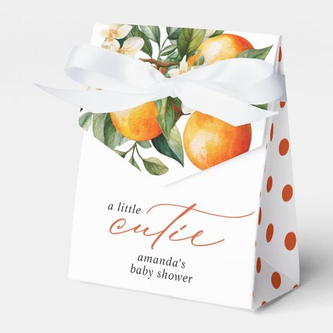 Little Cutie Orange Clementine Baby Shower Favor Favor Boxes Cutie Baby Shower Theme, Watercolor Oranges, Cutie Orange, Cutie Is On The Way, Baby Shower Food Ideas, Shower Food Ideas, Orange Baby Shower, Shower Games Baby, Orange Baby