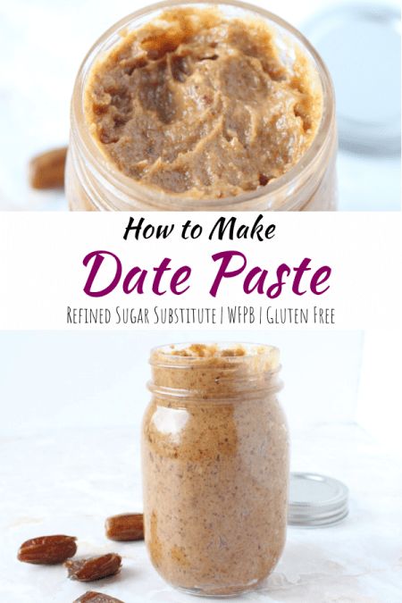 Date paste is really easy to DIY and make yourself at home. It has many uses to replace refined sugar, maple syrup, or coconut sugar in brownies, cakes, cookies, and more. Learn how to make date paste with only 2 ingredients and no soaking! Whole food plant based desserts are great to use date paste to keep them nutrient dense. #datepaste #wfpb #plantbaseddesserts #norefinedsugar #2ingredients #eattolive #nutritarian #wholefoodplantbased Pb Desserts, Eat To Live Diet, Nutritarian Diet, Date Paste, Whole Food Plant Based, Plant Based Desserts, Vegan Sauces, Food Vegan, Homemade Spices