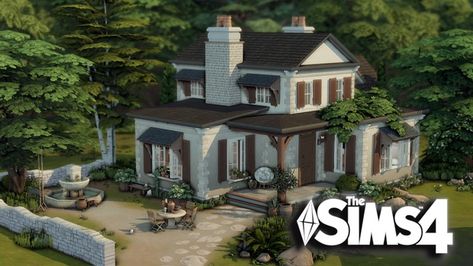 Simple Family house | Patreon Simple Family House, Windenburg House, Henford On Bagley, Houses Layout, House Sims 4, Sims 4 Houses Layout, Sims 4 Speed Build, Sims Builds, Poor Family