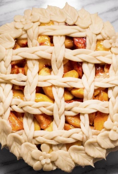 Apple And Peach Pie, Apple Peach Pie, Peach Apple Pie, 1950s Cooking, Event Desserts, Yummy Pie, Peach Pie Recipes, Favorite Pie Recipes, Peach Recipes