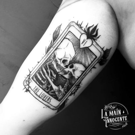 Tarot Tattoos, Tattoos For Women On Thigh, Viking Rune Tattoo, Tatuaje Cover Up, Witchy Tattoos, Tarot Card Tattoo, Tarot Tattoo, Neotraditional Tattoo, Rune Tattoo