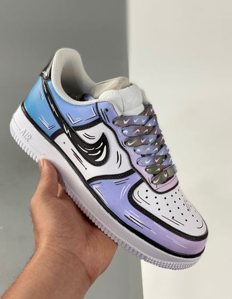 Cool Shoes For Men, Trending Shoes For Men, Παπούτσια Nike Free, Shoe Artwork, Buty Marki Nike, Custom Sneakers Diy, Cool Sneakers, Boty Nike, Custom Shoes Diy