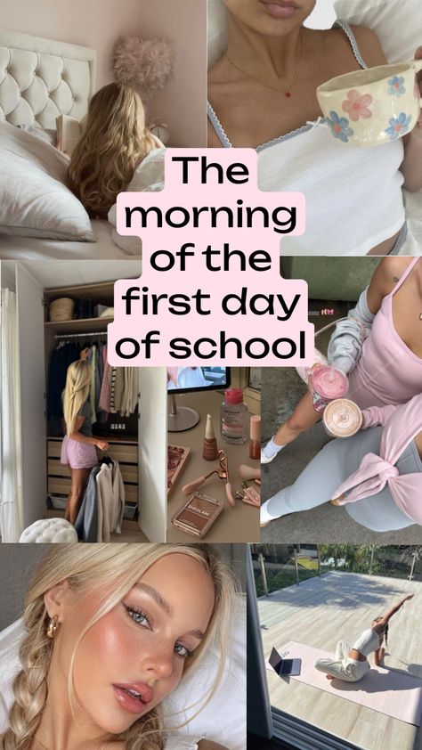 The morning of the first day of school 💘👼🎀 First Day Of School, First Day, The Morning, One Day, The One, The First