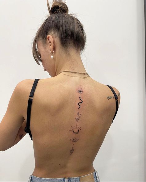 Harmony Tattoo, Side Tattoos Women, Waist Tattoos, Self Love Tattoo, Dragon Tattoo For Women, Spine Tattoos For Women, Red Ink Tattoos, Cute Small Tattoos, Classy Tattoos