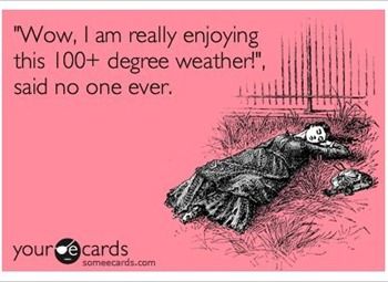 Funny pictures of hot weather humor.  Might as well laugh while it's burning up outside! Hot Weather Humor, Hot Outside, Playing The Victim, This Is Your Life, All I Ever Wanted, Christian Grey, It Goes On, E Card, Ecards Funny