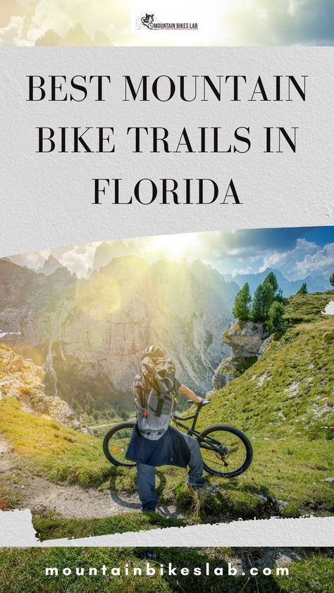 If you love spending time outdoors and enjoy getting some exercise, then biking on Florida trails is definitely for you! Florida Trail, Northern Florida, Mtb Trails, Florida Adventures, Best Mountain Bikes, Polk County, Mountain Bike Trails, Florida Travel, Bike Trails