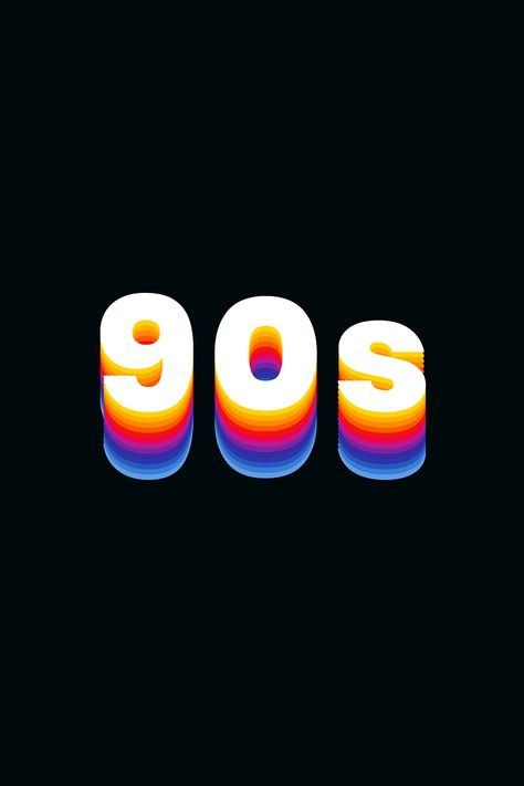 90s text in colorful retro font | free image by rawpixel.com / Wit 90s Aesthetic Design, 90s Typography, 90s Font, 90s Graphic Design, 90’s Nostalgia, Photo Booth Business, Hipster Fonts, Stationary Art, Heart Font