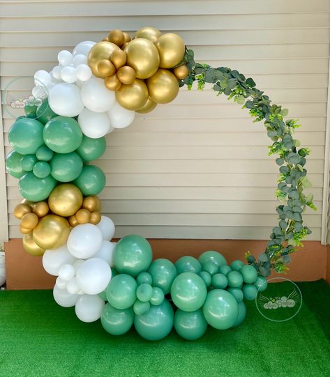 Deco Ballon, Simple Birthday Decorations, Balloon Stands, Perfect Birthday Party, Green Balloon, Diy Balloon Decorations, Birthday Balloon Decorations, Birthday Party Theme Decorations, Diy Birthday Decorations