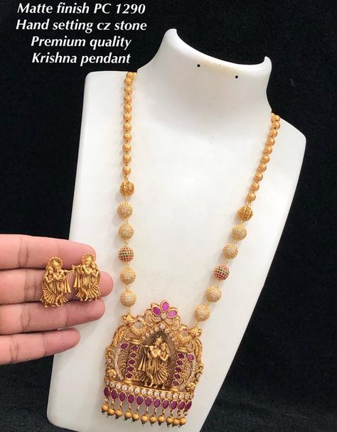 Matte Jewelry, Antique Necklaces Design, New Gold Jewellery Designs, Antique Necklaces, Gold Jewelry Simple Necklace, Antique Bridal Jewelry, Mobile Photo, Gold Jewelry Sets, Gold Designs