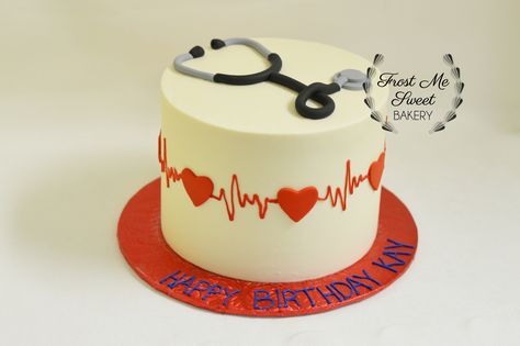 Birthday Cake For A Doctor, Birthday Cake For Doctor Men, Dr Cake Design, Birthday Cake For Nurse, Medical Theme Cake, Doctor Cake Ideas, Cakes For Nurses, Nurse Theme Cake, Birthday Cake Doctor